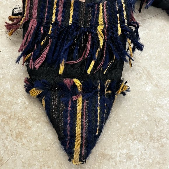 Zara Woman Fringe Mules size 37 - Picture 2 of 6